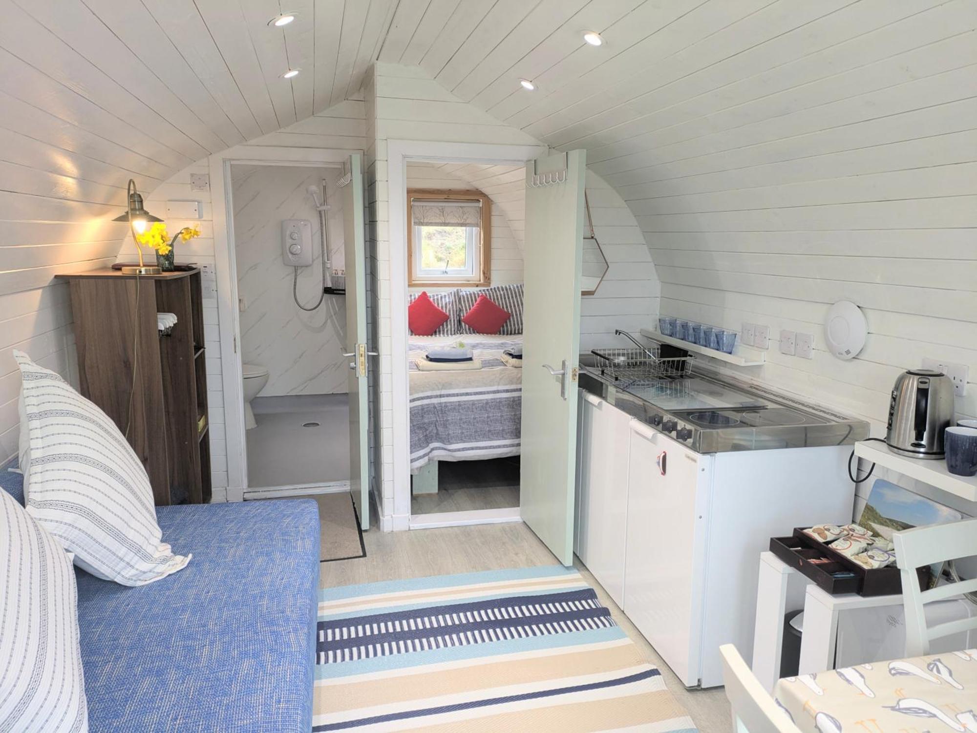 Glamping Pod For 2 Pod Beag Na Haun Eriskay Vila Exterior foto